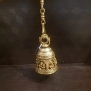 Brass Antique Bell Large Idol 30″