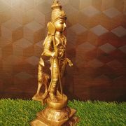 Brass Panchaloha Murugan Idol 12″ / Pure & Antique