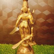 Brass Panchaloha Murugan Idol 12″ / Pure & Antique