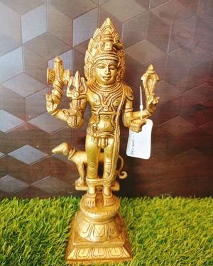 Kala bhairava Brass Statue For Home Pooja 11″