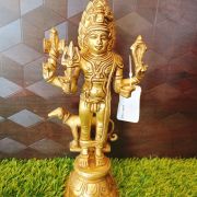 Kala bhairava Brass Statue For Home Pooja 11″