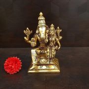 Brass Lakshmi Hayagreevar Idol- 6″