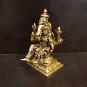 Brass Lakshmi Hayagreevar Idol- 6″