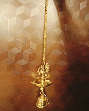 Brass Annam Hanging Diya One Face- 25″