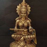 Brass Annapoorani Statue 6″,Goddess of Food and Grain Online at Best Price Coimbatore,India