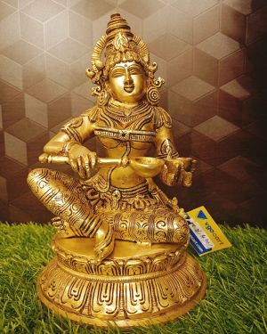 Brass Annaporani Idol 10″ , Pure & Antique