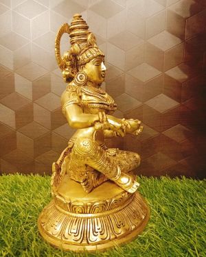 Brass Annaporani Idol 10″ , Pure & Antique