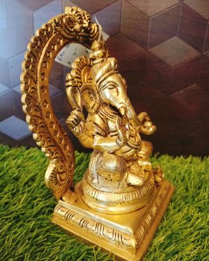 Arch Ganesha | Brass Lord Statue | Pure & Antique