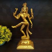 Brass God Ardhanatheeswarar In Dancing Posture Idol 13″