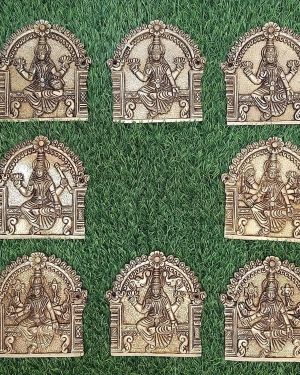 Brass Ashtalakshmi Pooja Door Panel Set , Pure & Antique 6″