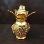 Brass Auspicious Kalasam With Vinayagar Design / Pure & Antique