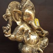 Buy Brass Black Antique Ganesha Idol 7″ for Pooja,Gifts Online at Best Price Coimbatore,India