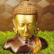 Brass Color Buddha 6″