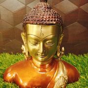 Brass Color Buddha 6″