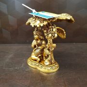 Brass Butter Krishna Under The Tree Idol 5″