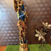 Brass Krishna Big Idol with Color 30″ / Pure & Antique