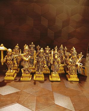 Brass Dasavatharam Set | Lord Of Vishnu Idols 3.5″