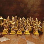 Brass Dasavatharam Set | Lord Of Vishnu Idols 3.5″