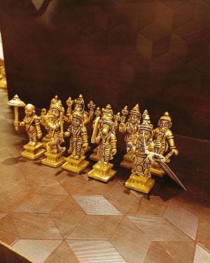 Brass Dasavatharam Set | Lord Of Vishnu Idols 3.5″