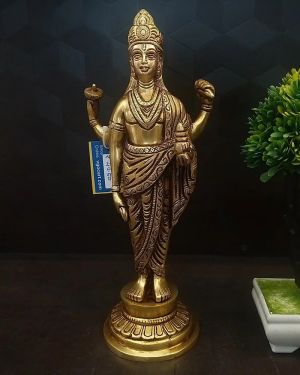 Brass Lord Dhanvantri Big Idol 12″ , Pure & Antique