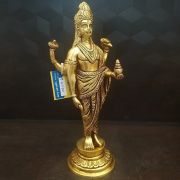 Brass Lord Dhanvantri Big Idol 12″ , Pure & Antique