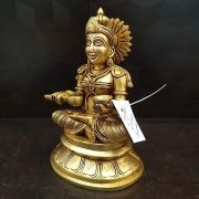 Brass God Annapoorani Statue , Pure & Antique 7″