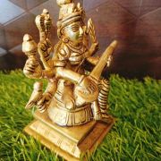 Brass Goddess Rajamatangi Idol 5”