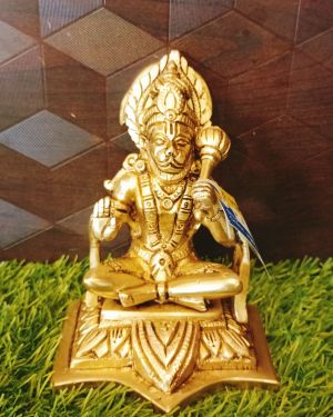 Brass Hanuman Statue 5.5″