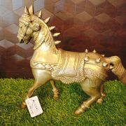 Brass Horse Idol 11″ Antique Finish