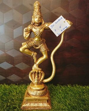 Brass Kalinga Krishna Idol 12″