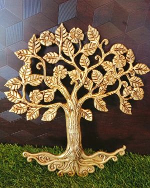 Brass Kalpvrisham Tree , Pure & Antique 9″