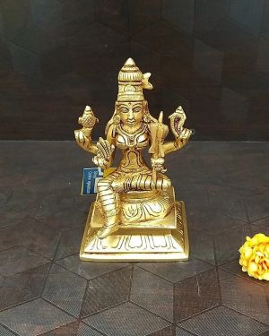 Brass Kamatchiamman Statue , Pure & Antique 5.5″