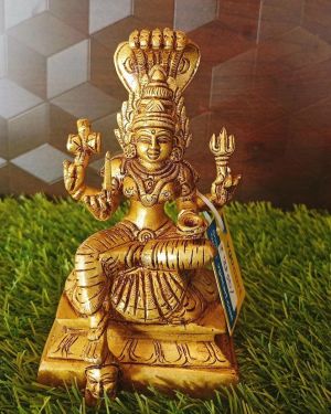 Brass Karumari Amman Statue , Pure & Antique 6″