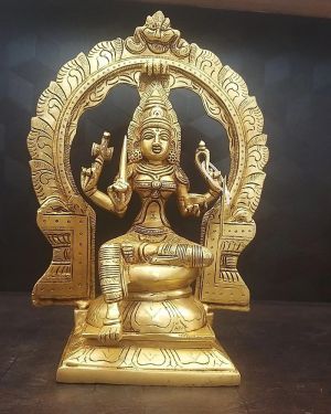 Brass Karumari Amman Statue , Pure & Antique 12″