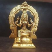 Brass Karumari Amman Statue , Pure & Antique 12″