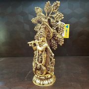 Pure Cow Krishna Under Tree 12″ / Pure & Antique