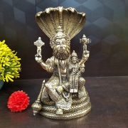 Brass Lakshmi Hayagreeva Narasimhar- 8″