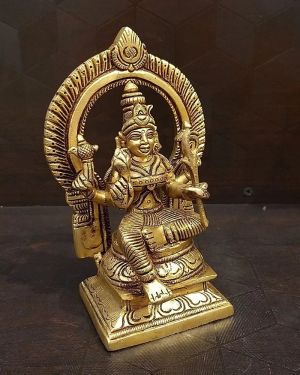 Brass Lalithambikai Idol , Pure & Antique 6″