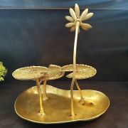 Brass Lotus Uruli 16″ / Pure & Antique