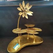 Brass Lotus Uruli 16″ / Pure & Antique