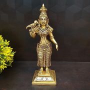 Pure Brass Meenakshi Amman Statue 10″