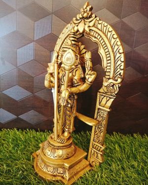 Brass Subramaniya Swamy 9″ , Pure & Antique