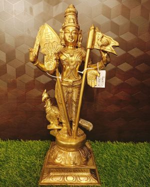 Bronze Big Murugan Idol 18″ / Pure & Antique