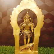 Brass Murugan With Arch / Pure & Antique 12″