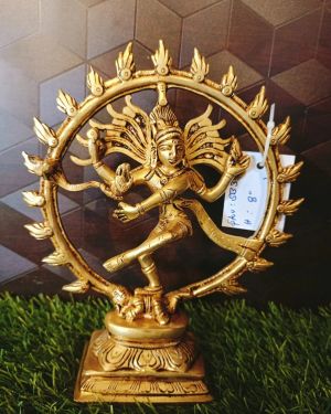 Brass Dancing Natarajar Idol 8″