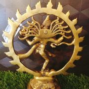 Brass Dancing Natarajar Idol 8″