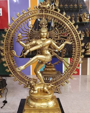 Big Dancing Natarajar | Brass God Idols | Pure & Antique 38″