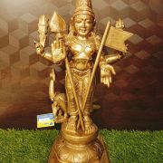 Lord Murugan Panchaloga Statue 18.7″ / Pure & Antique