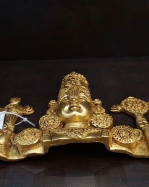 Brass Superfine Balaji Perumal Statue , Pure & Antique 9″