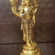 Brass Perumal Idol , Pure & Antique 11.5″